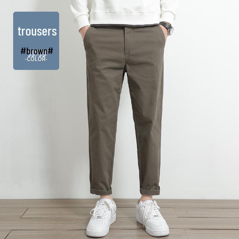 Men s Casual Straight Loose Cotton Stretch Cropped Pants - Trendy Style for Spring and Autumn 2025 31
Men s Casual Straight Loose Cotton Stretch Cropped Pants - Trendy Style for Spring and Autumn 2025 31
