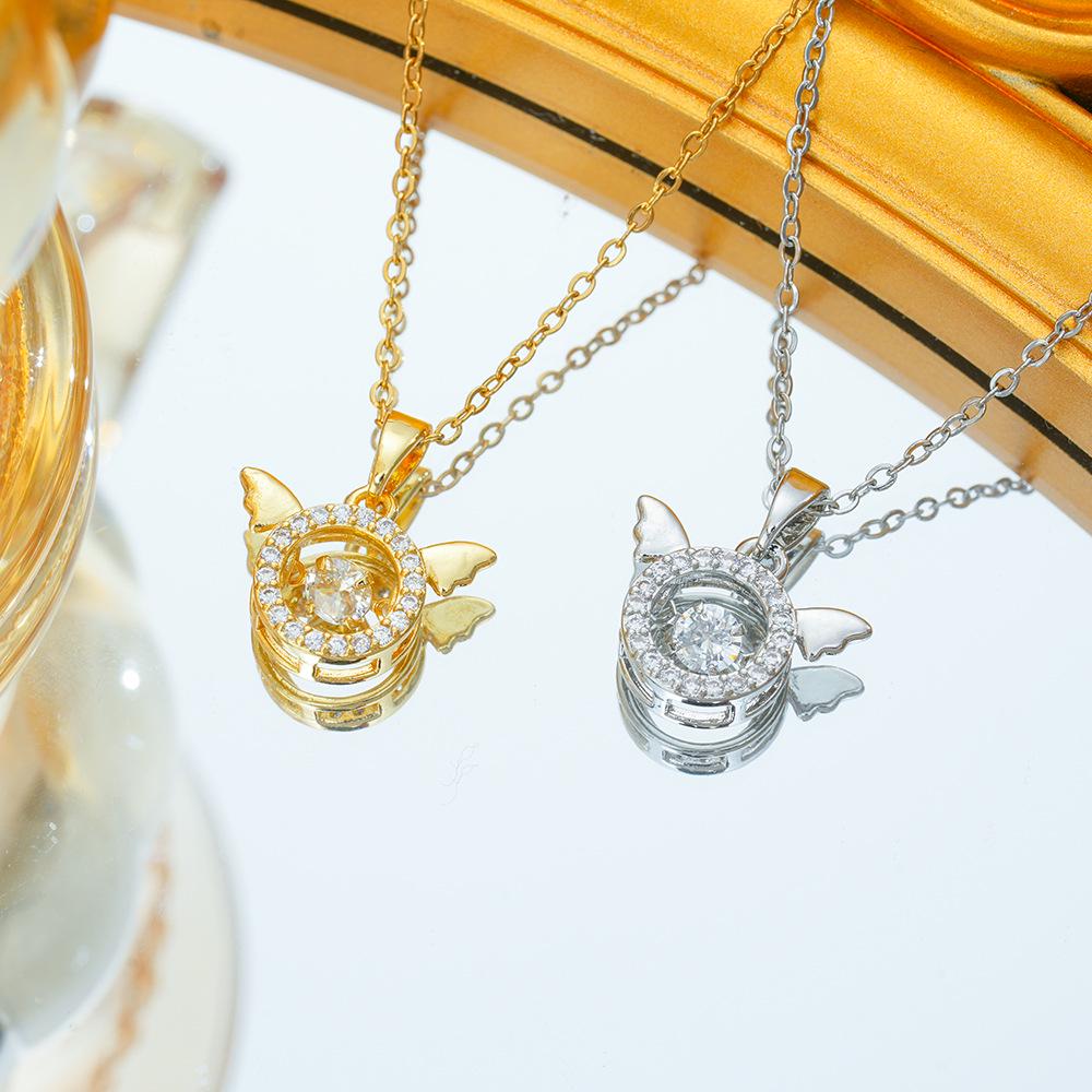 Titanium Steel Angel Wings Clavicle Necklace - Versatile Summer Fashion Jewelry for Women
Titanium Steel Angel Wings Clavicle Necklace - Versatile Summer Fashion Jewelry for Women