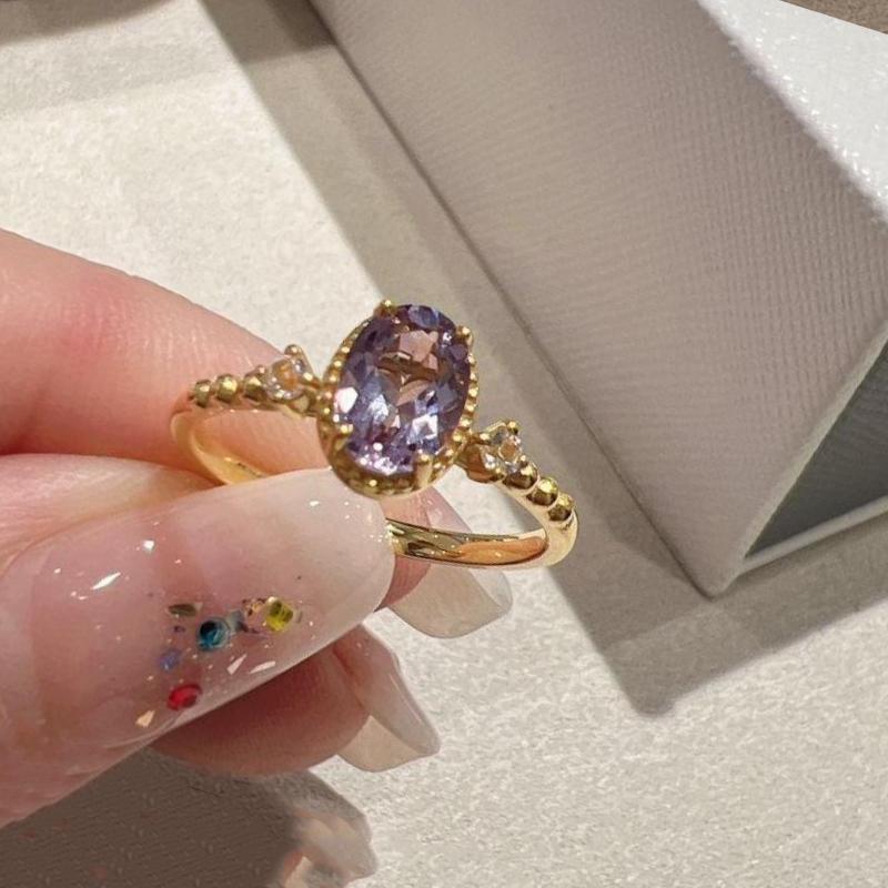 Light Luxury Charms Purple Ring Classic Dreamy Amethyst rings for women Wedding Jewelry Gift Adjustable opening resizable фиолетовый
Light Luxury Charms Purple Ring Classic Dreamy Amethyst rings for women Wedding Jewelry Gift Adjustable opening resizable фиолетовый