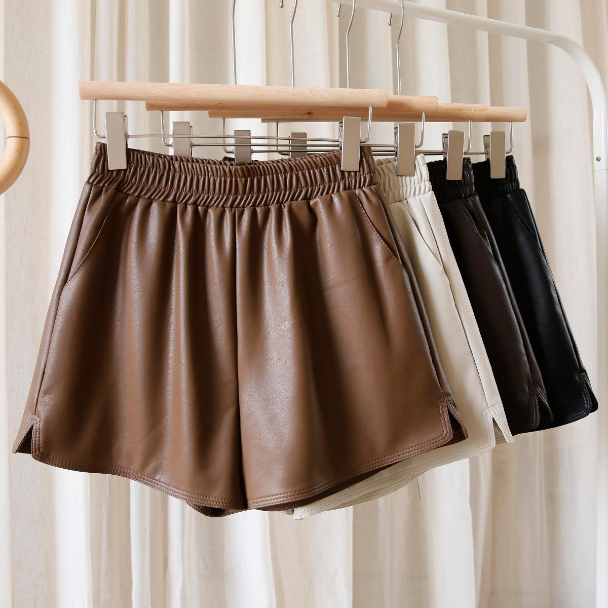 High-Waist PU Leather A-Line Shorts for Women - Black, Slim Fit, Casual Wear, Perfect for Autumn & Winter 2022. Large абрикосовый
High-Waist PU Leather A-Line Shorts for Women - Black, Slim Fit, Casual Wear, Perfect for Autumn & Winter 2022. Large абрикосовый