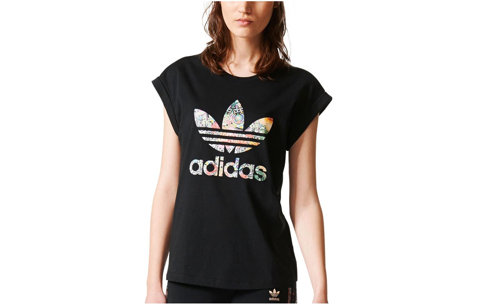 Adidas Originals T Shirts Women s Black Crew Neck Moderate Straight Fit BR5169 L
Adidas Originals T Shirts Women s Black Crew Neck Moderate Straight Fit BR5169 L