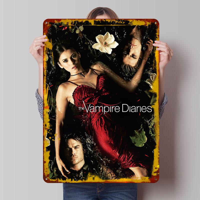 Vampire Diaries Printed Poster Customized Wall Art Retro Vintage Metal Tin Signs for Wand Deko Decoration At Home Man Cave Decor 7.9x11.8In(20x30cm)
Vampire Diaries Printed Poster Customized Wall Art Retro Vintage Metal Tin Signs for Wand Deko Decoration At Home Man Cave Decor 7.9x11.8In(20x30cm)