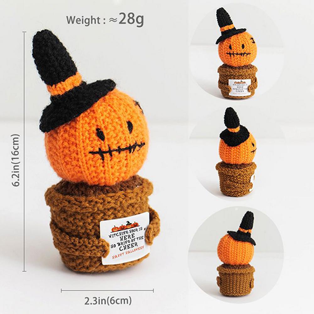 Positive Crochet Halloween Cheerful Doll for Desk Cute Small Pumpkin Ghost with Card Motivational Appreciation Decorations
Positive Crochet Halloween Cheerful Doll for Desk Cute Small Pumpkin Ghost with Card Motivational Appreciation Decorations
