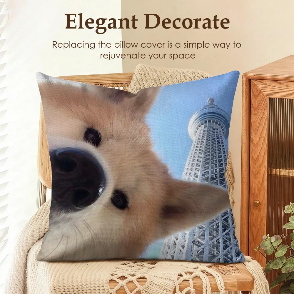 Funny Cute Shiba Inu Cushion Cover Natural Linen Organic Fabric DoubleSided Printing Sofa Home Decor Gift Pillow Case 30x30cm
Funny Cute Shiba Inu Cushion Cover Natural Linen Organic Fabric DoubleSided Printing Sofa Home Decor Gift Pillow Case 30x30cm