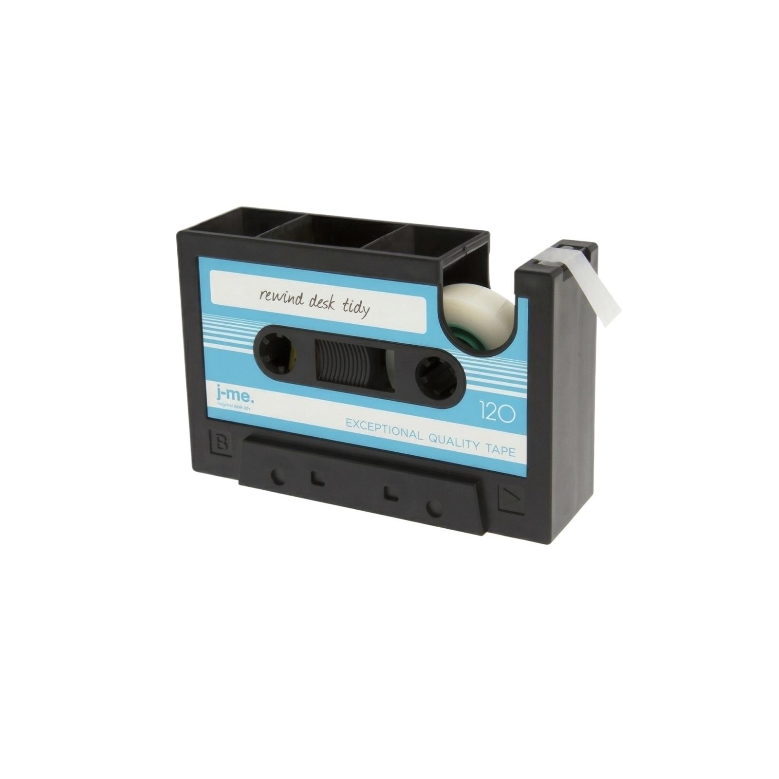 Retro Cassette Tape Shaped Tape Dispenser and Desk Organizer with Cutter and Pen Holder for Office and Home Use синий
Retro Cassette Tape Shaped Tape Dispenser and Desk Organizer with Cutter and Pen Holder for Office and Home Use синий
