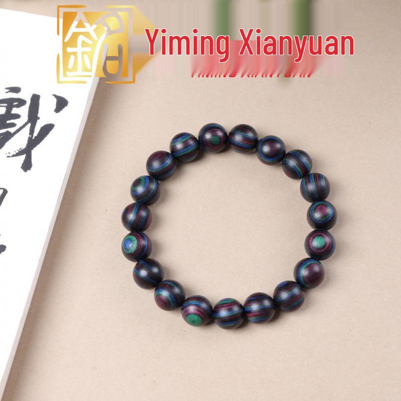 Rainbow Wood 8mm 108 Beads Purple Versatile Wooden Bracelet
Rainbow Wood 8mm 108 Beads Purple Versatile Wooden Bracelet