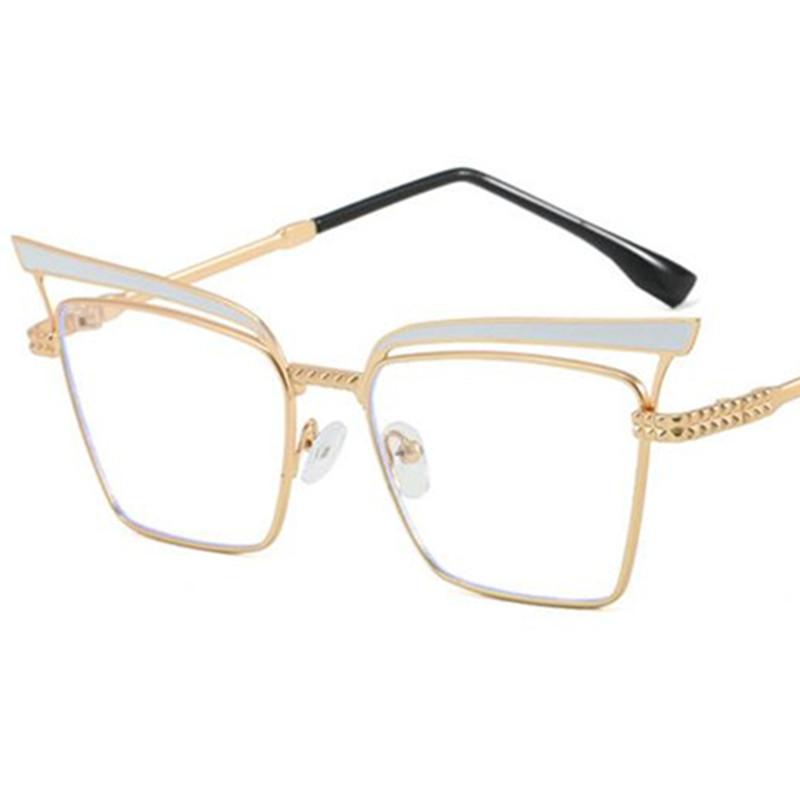 Fashion Sun Glasses Cat Eye Anti-UV Spectacles Hollow Design Eyeglasses Alloy Frame Google Women Retro Sunglasses as picture золотой
Fashion Sun Glasses Cat Eye Anti-UV Spectacles Hollow Design Eyeglasses Alloy Frame Google Women Retro Sunglasses as picture золотой