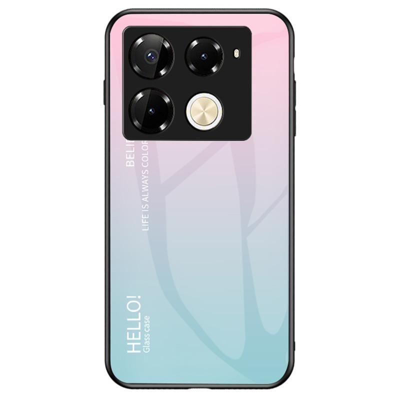For Infinix Note 40 Pro 4G Case Tempered Glass Anti-Scratch Phone Cover Gradient Pink Blue
For Infinix Note 40 Pro 4G Case Tempered Glass Anti-Scratch Phone Cover Gradient Pink Blue