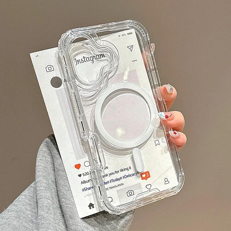 Hottest 3IN1 Gradient Clear for Magsafe Shockproof Case for IPhone 17 16 15 14 13 12 Pro Max Anti Slip Wireless Charging Cover iPhone17 Pro
Hottest 3IN1 Gradient Clear for Magsafe Shockproof Case for IPhone 17 16 15 14 13 12 Pro Max Anti Slip Wireless Charging Cover iPhone17 Pro