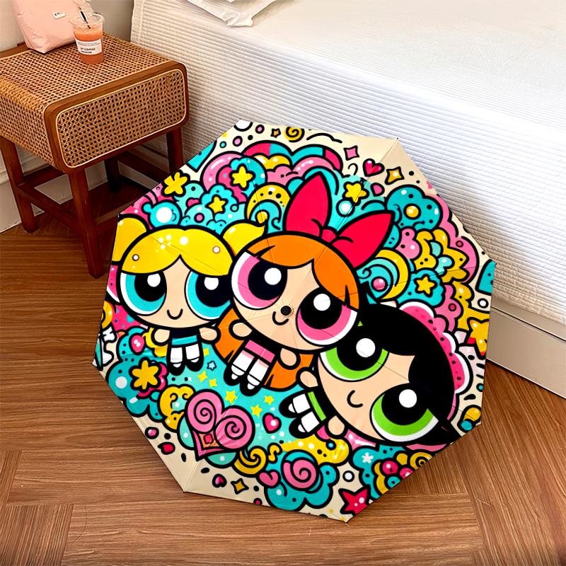 1PC The Powerpuff Girls Umbrella Portable Folding Umbrella Iron Frame Hole Bone Structure Outdoor Home Umbrella A5 разноцветный
1PC The Powerpuff Girls Umbrella Portable Folding Umbrella Iron Frame Hole Bone Structure Outdoor Home Umbrella A5 разноцветный