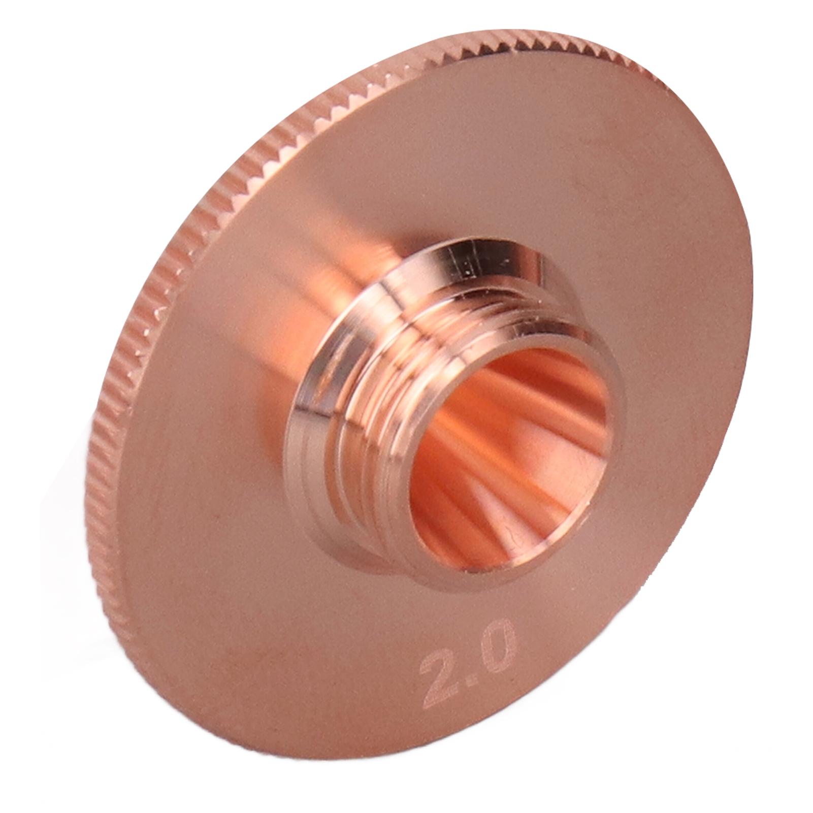 Лазерное сопло однослойное волоконное медное сварочный аппарат промышленные детали аксессуары 1.0(Диаметр отверстия 1,0 мм) 2.0 (Hole Dia 2.0mm)