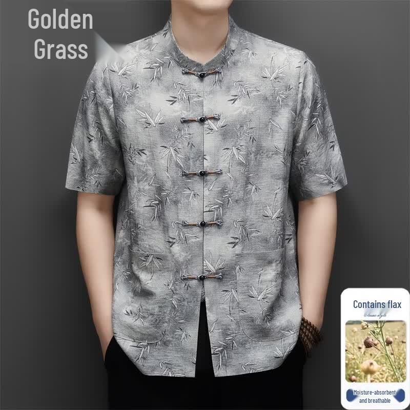 Men s Chinese Style Linen Tang Suit Shirt 170
Men s Chinese Style Linen Tang Suit Shirt 170