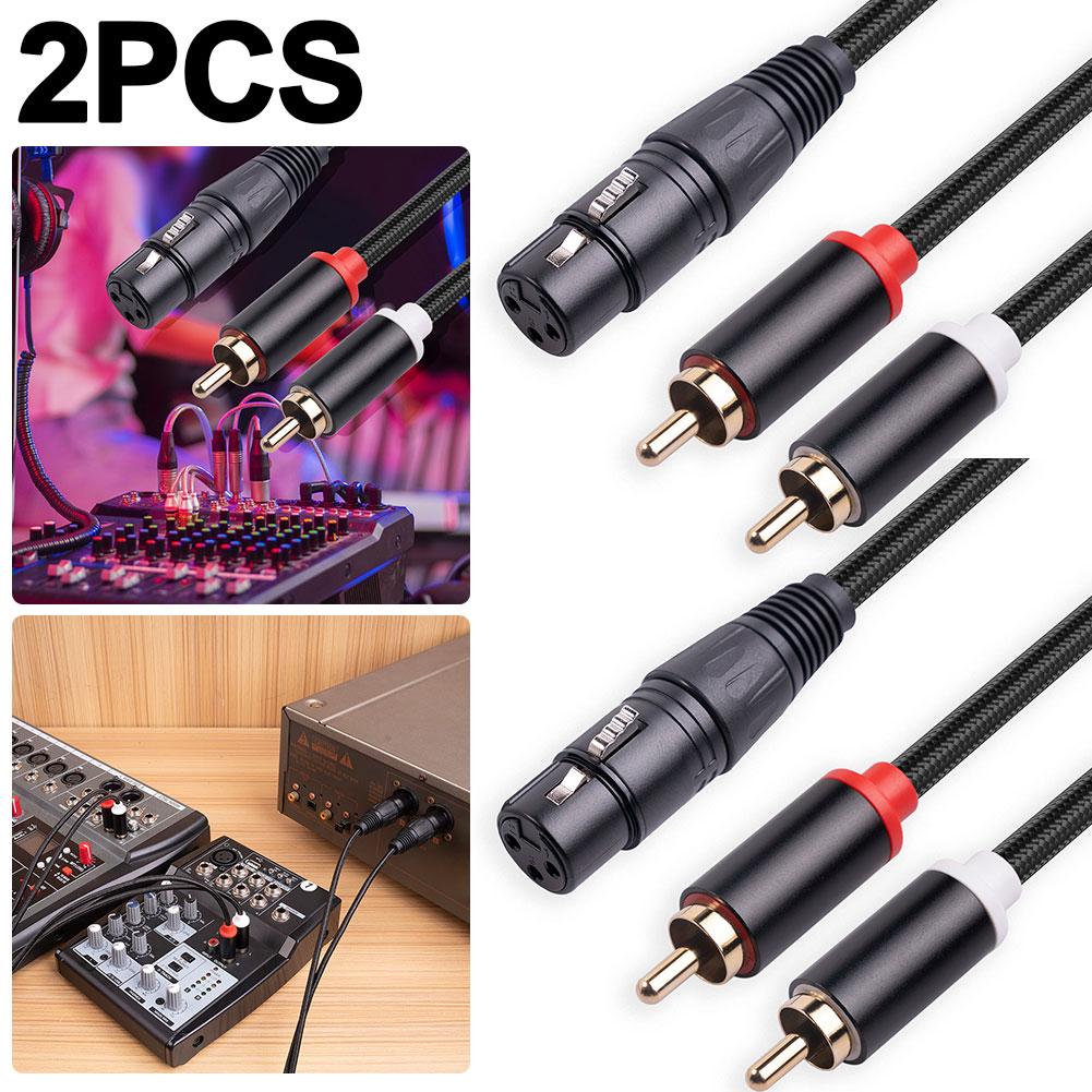 AU XLR Female To Dual RCA Male Аудио Кабель Стерео Кабель-адаптер Анти Экранирование (
AU XLR Female To Dual RCA Male Аудио Кабель Стерео Кабель-адаптер Анти Экранирование (