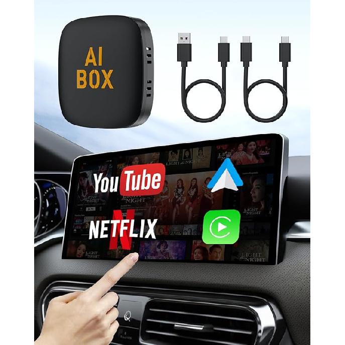 Беспроводной адаптер CarPlay и беспроводной адаптер Android Auto - Magic Link CarPlay Ai Box - Поддержка Netflix/YouTube/TF-карты/USB-накопителя для проводного подключения к беспроводному A11
Беспроводной адаптер CarPlay и беспроводной адаптер Android Auto - Magic Link CarPlay Ai Box - Поддержка Netflix/YouTube/TF-карты/USB-накопителя для проводного подключения к беспроводному A11