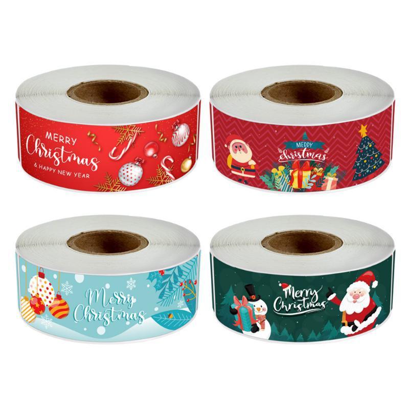 120 Pcs/roll Christmas Strip Sticker Gift Box Packing Seal Sticker Self-adhesive Label Packaging Sticker Roll Merry Christmas C
120 Pcs/roll Christmas Strip Sticker Gift Box Packing Seal Sticker Self-adhesive Label Packaging Sticker Roll Merry Christmas C