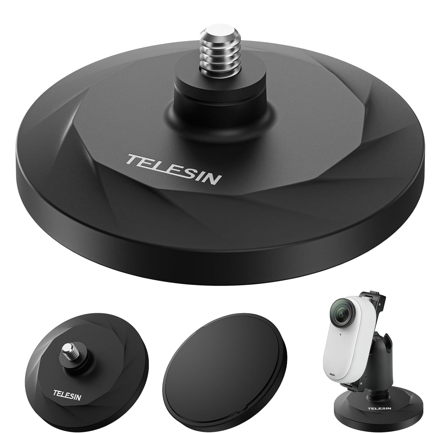 TELESIN Magnetic Mount Base Adapter Mount for DJI Osmo Pocket GO 3 Connects to any joint with screw hole Compatible with Insta 360 x5 x4 x3 x2 ONE RS чорний
TELESIN Magnetic Mount Base Adapter Mount for DJI Osmo Pocket GO 3 Connects to any joint with screw hole Compatible with Insta 360 x5 x4 x3 x2 ONE RS чорний