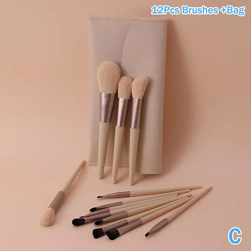 12 Pcs Makeup Brushes Complete Set Of Foundation Loose Powder Blush Concealer Eye Shadow Professional Set With Storage Bag
12 Pcs Makeup Brushes Complete Set Of Foundation Loose Powder Blush Concealer Eye Shadow Professional Set With Storage Bag