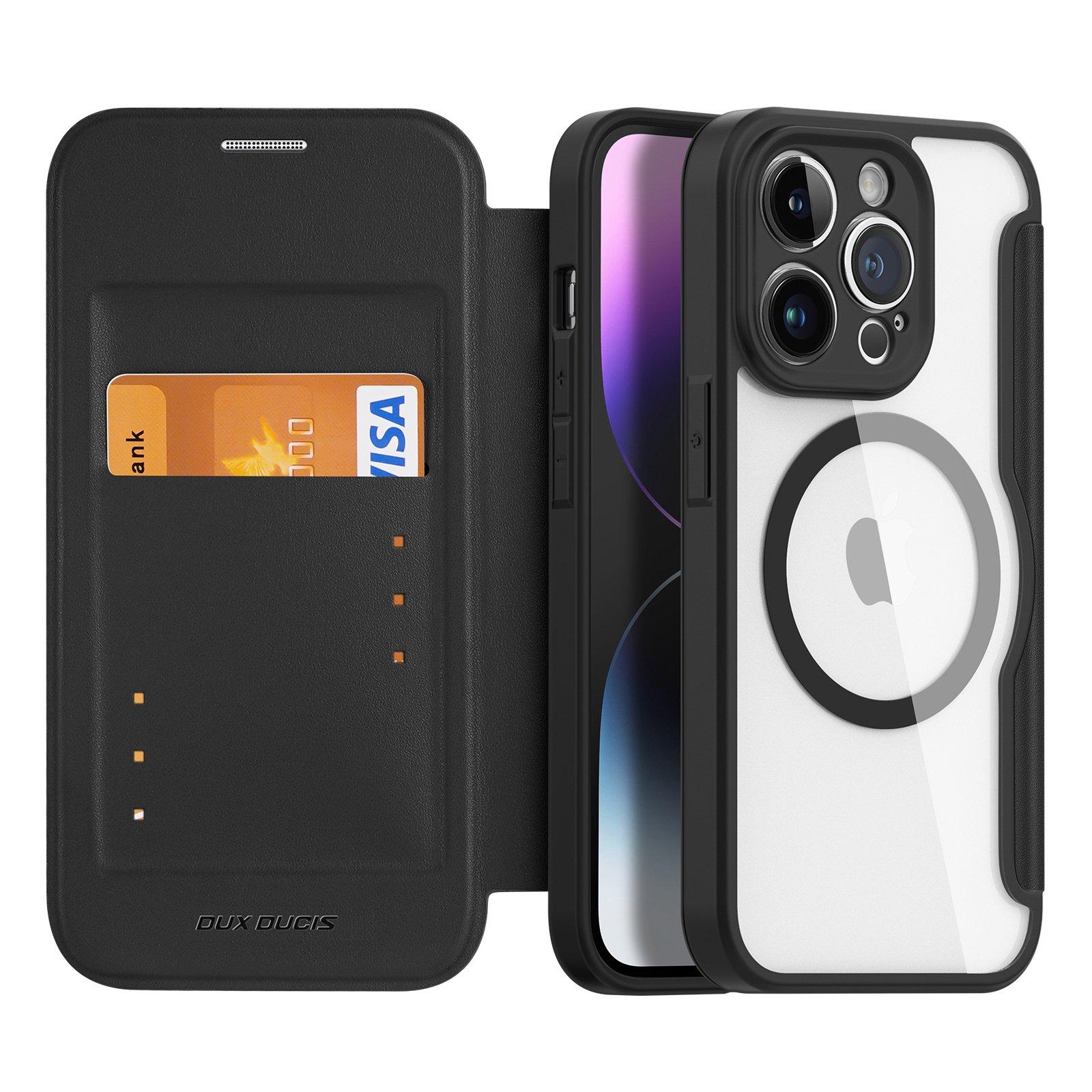 For iPhone 14 Pro Leather Case DUX DUCIS Skin X Pro Series Flip Cover Compatible with MagSafe Blue
For iPhone 14 Pro Leather Case DUX DUCIS Skin X Pro Series Flip Cover Compatible with MagSafe Blue