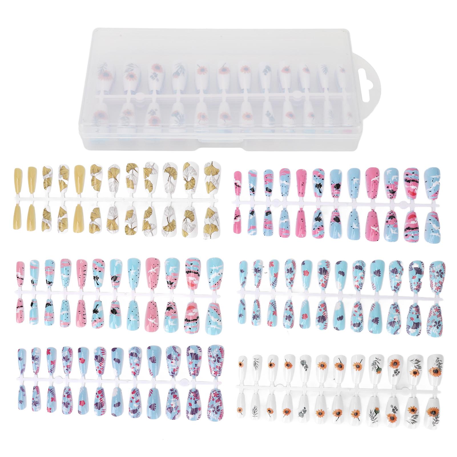 144pcs Long Press On Nails Colorful Manicure Full Cover Stick Detachable Multiple False Nails
144pcs Long Press On Nails Colorful Manicure Full Cover Stick Detachable Multiple False Nails