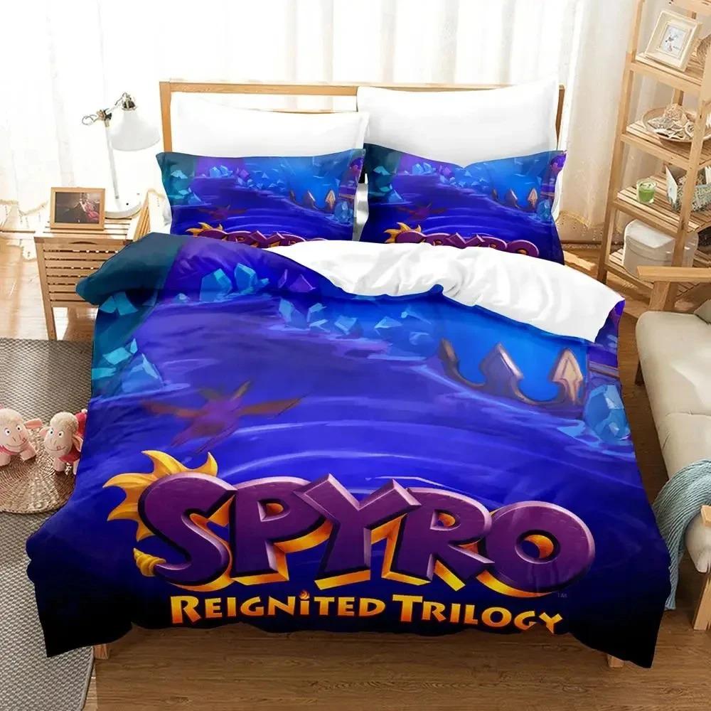 Постільна білизна Spyro Reignited Triology для дорослих хлопчиків, підодіяльник, набір для ліжка, односпальний, двоспальний, повний, королівський, м який та зручний AU Double 180x210cm
Постільна білизна Spyro Reignited Triology для дорослих хлопчиків, підодіяльник, набір для ліжка, односпальний, двоспальний, повний, королівський, м який та зручний AU Double 180x210cm