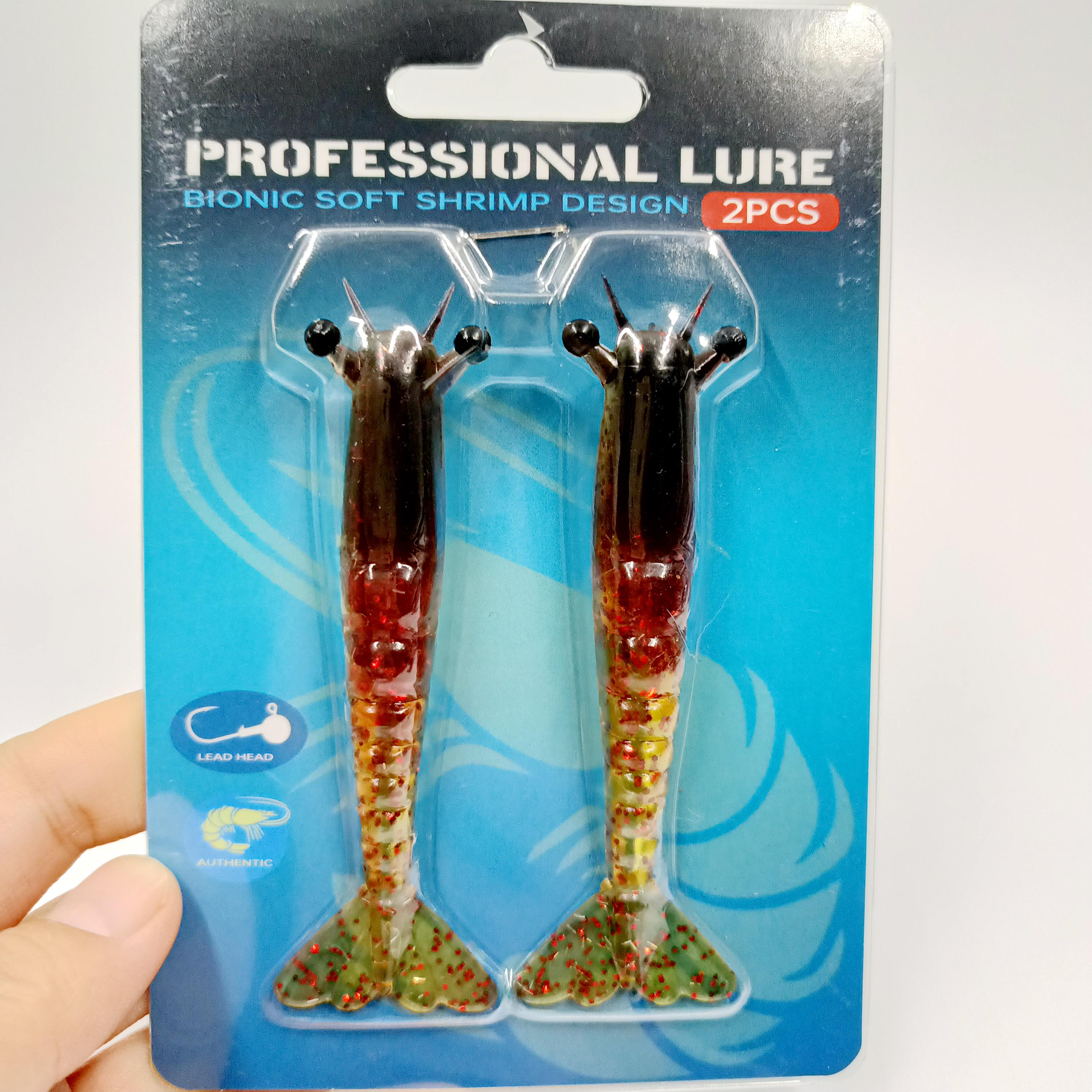 DUODUOYU 2PCS New Soft Shrimp Fishing Lure 9cm/6g 11cm/10g Silicone Bait Soft Lures Pike Fishing Lure Shrimp Carp Bass Sea Worm Swimbait Baits 9cm-6g коричневый
DUODUOYU 2PCS New Soft Shrimp Fishing Lure 9cm/6g 11cm/10g Silicone Bait Soft Lures Pike Fishing Lure Shrimp Carp Bass Sea Worm Swimbait Baits 9cm-6g коричневый