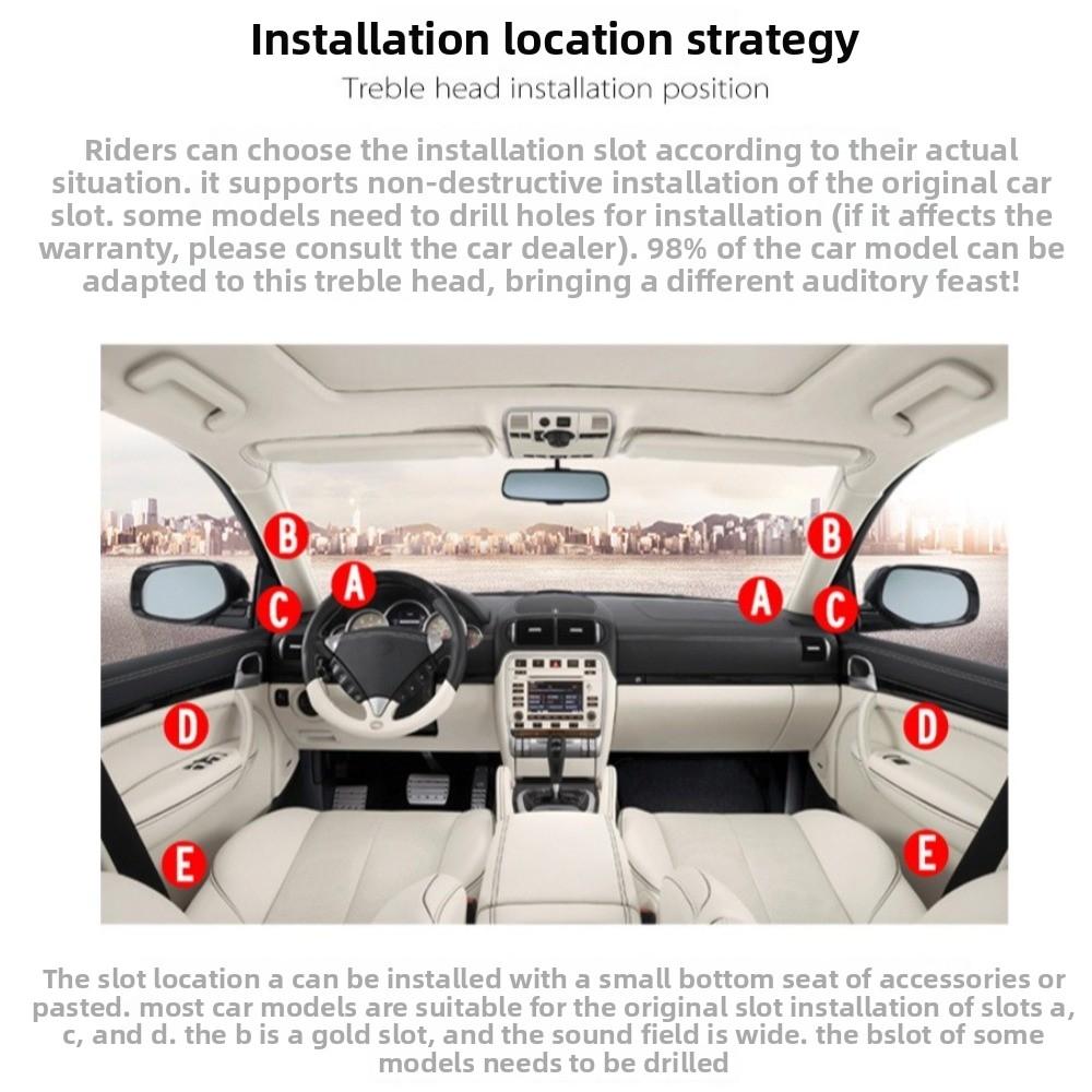 2pcs High Efficiency Car Tweeters High Frequency Treble Loudspeakers Dome Speaker Sound Universal Mini Loud Audio 2pcs
2pcs High Efficiency Car Tweeters High Frequency Treble Loudspeakers Dome Speaker Sound Universal Mini Loud Audio 2pcs