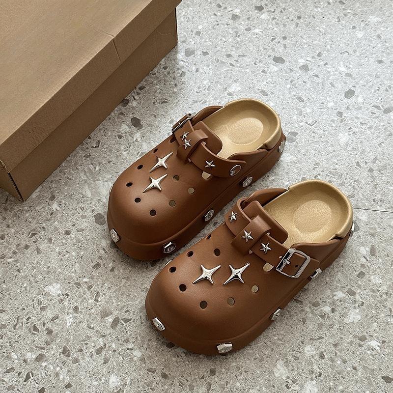 Новый стиль женской обуви, студенческая обувь, шлепанцы 35 коричневый
Новый стиль женской обуви, студенческая обувь, шлепанцы 35 коричневый