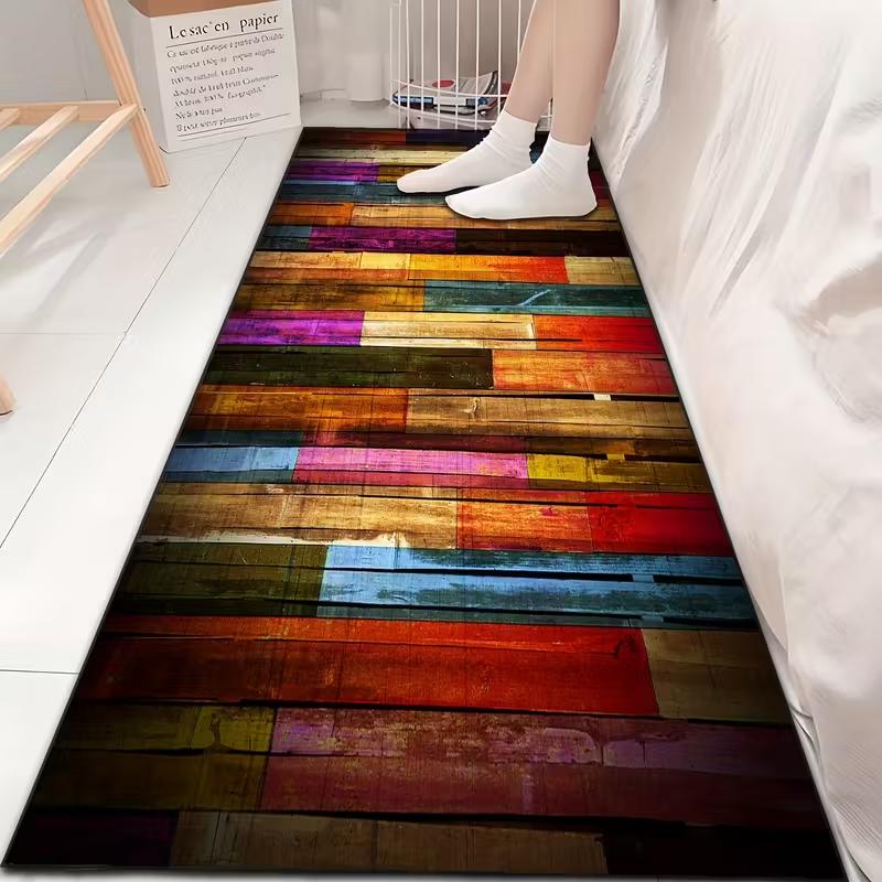 1pc of Modern Geometric Rug Style Long Hallway Carpet, Ideal for Cafes Kitchens Balconies Bedside Dormitories and Home Decor 40X120CM
1pc of Modern Geometric Rug Style Long Hallway Carpet, Ideal for Cafes Kitchens Balconies Bedside Dormitories and Home Decor 40X120CM