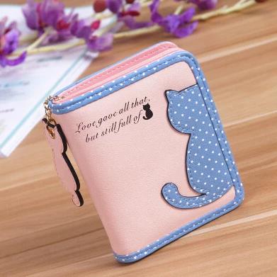 Fashion Women Wallets Zipper Lady Handbags Clutch Coin Purse Cards Holder PU Leather Brand Cat Woman Wallet Moneybags Burse Bags
Fashion Women Wallets Zipper Lady Handbags Clutch Coin Purse Cards Holder PU Leather Brand Cat Woman Wallet Moneybags Burse Bags