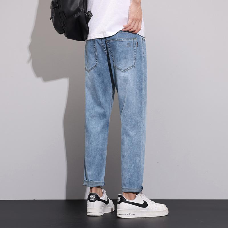Straight-leg Jeans For Men In Summer, Light-colored Thin Section, Trendy Brand Slim Straight-leg Pants, Korean Style Trendy Stretch American Jeans 28 светло-синий
Straight-leg Jeans For Men In Summer, Light-colored Thin Section, Trendy Brand Slim Straight-leg Pants, Korean Style Trendy Stretch American Jeans 28 светло-синий