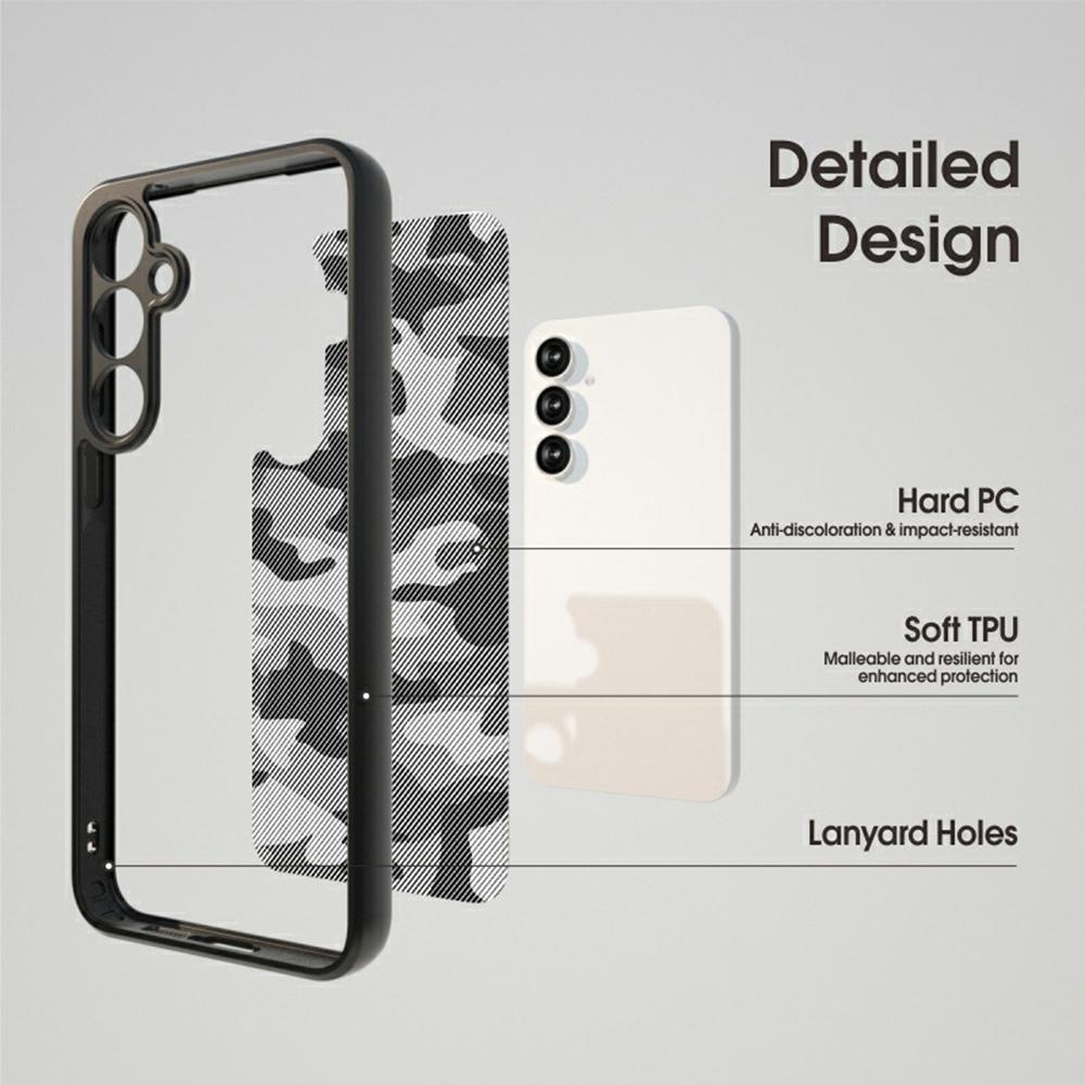 IBMRS For Samsung Galaxy A26 5G Case TPU+PC Heavy Duty Shockproof Phone Cover Camera Protection Transparent Black
IBMRS For Samsung Galaxy A26 5G Case TPU+PC Heavy Duty Shockproof Phone Cover Camera Protection Transparent Black
