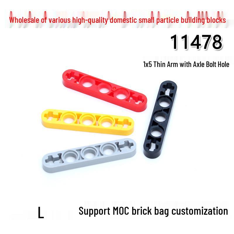 1x5 Building Blocks with Axle Pin Hole, Compatible with LEGO, Thin Arm 11478 Yellow
1x5 Building Blocks with Axle Pin Hole, Compatible with LEGO, Thin Arm 11478 Yellow