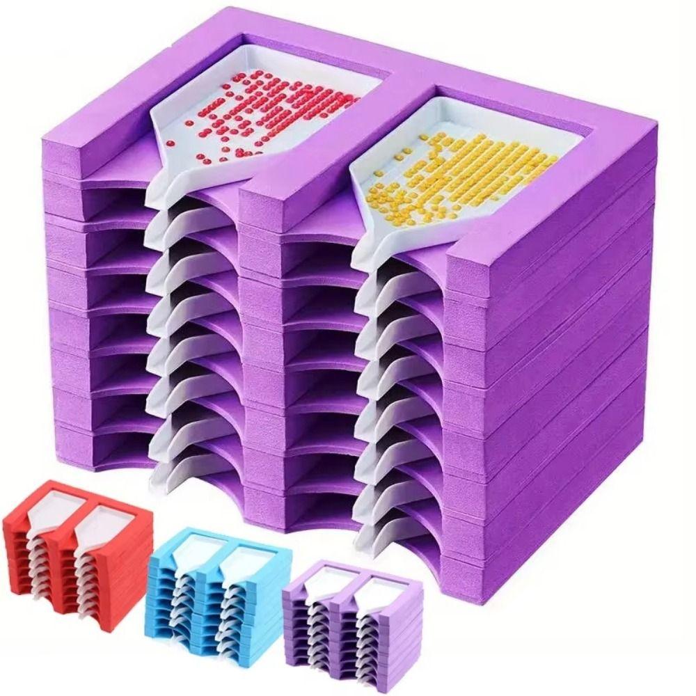 Multiple Grid Painting Storage Box DIY Painting Tools Kits Jewelry Accessories Purple without Plate
Multiple Grid Painting Storage Box DIY Painting Tools Kits Jewelry Accessories Purple without Plate