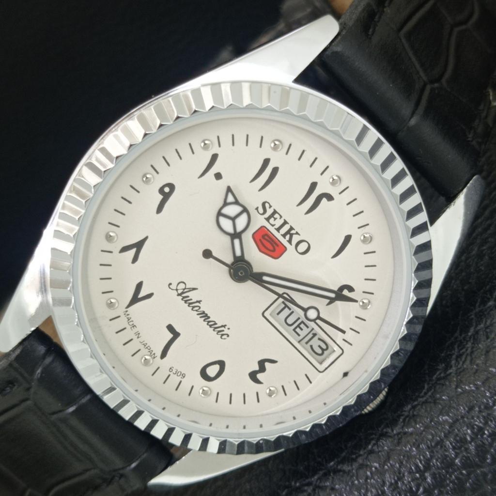 VINTAGE REFURBISHED SEIKO 5 AUTOMATIC 6309A JAPAN MENS WHITE WATCH a442476-1
VINTAGE REFURBISHED SEIKO 5 AUTOMATIC 6309A JAPAN MENS WHITE WATCH a442476-1