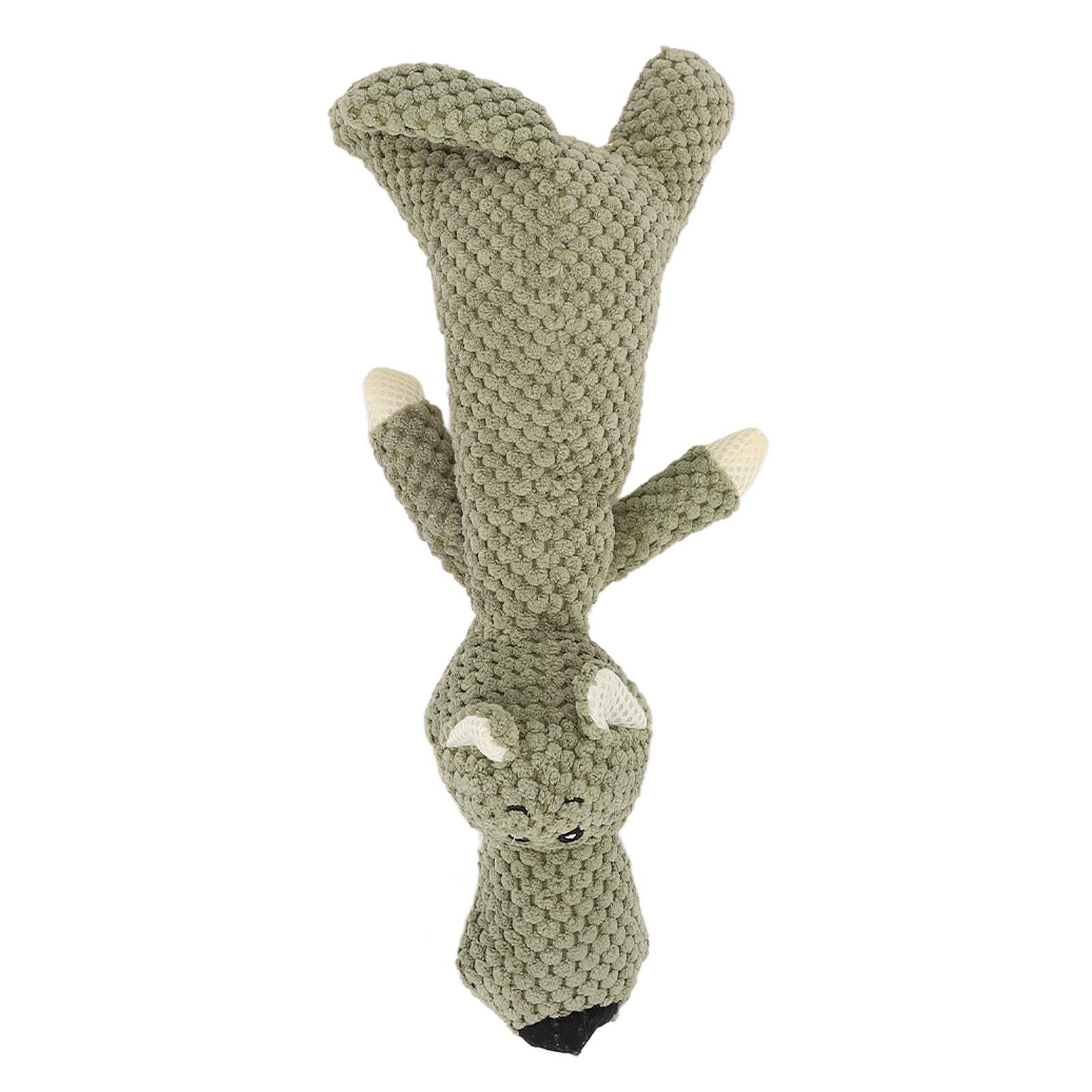 Dog Squeaky Toy Teeth Cleaning Interactive Cute Wolf Shape Plush Puppy Chew Toy for Small Medium Pet
Dog Squeaky Toy Teeth Cleaning Interactive Cute Wolf Shape Plush Puppy Chew Toy for Small Medium Pet