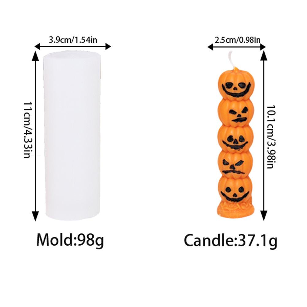 Halloween Stacked Pumpkin Candle Mold DIY Handmade Evil Pumpkin Skull Plant Resin Gypsum Mold Craft Party Decoration
Halloween Stacked Pumpkin Candle Mold DIY Handmade Evil Pumpkin Skull Plant Resin Gypsum Mold Craft Party Decoration