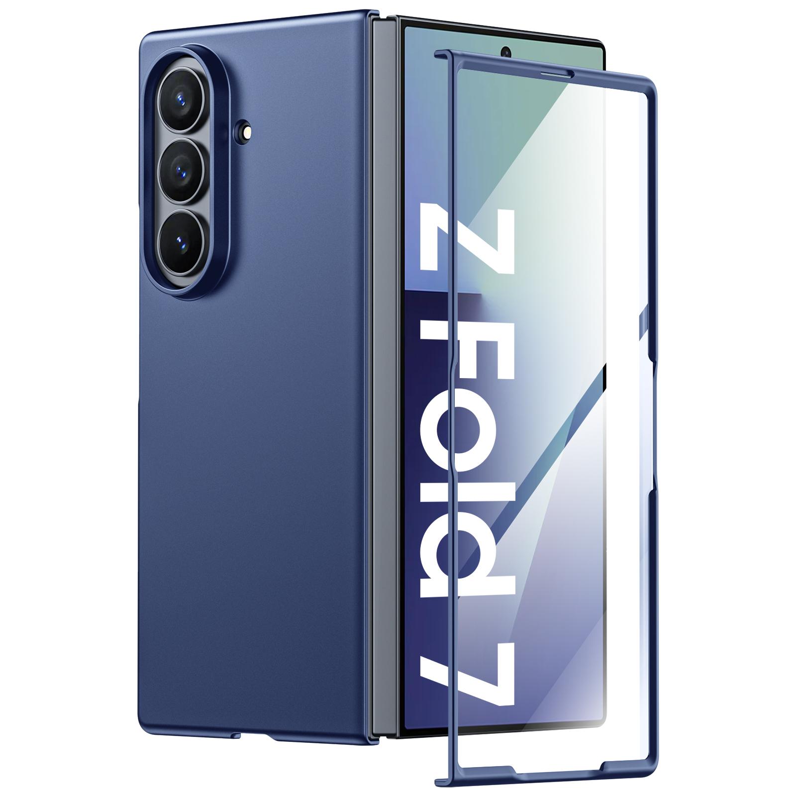 Slim Fit Case for Samsung Galaxy Z Fold 7, with Front Built-in Screen Protector, Ultra Thin Matte PC Protective Cover-Blue синій
Slim Fit Case for Samsung Galaxy Z Fold 7, with Front Built-in Screen Protector, Ultra Thin Matte PC Protective Cover-Blue синій