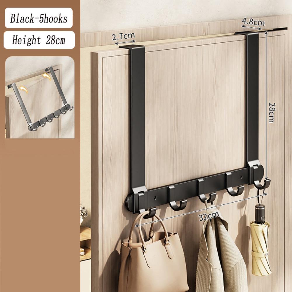 New Aluminum Alloy Door Hook Household Black Storage Hooks Punch Free Home Bathroom Organizer Rack Kitchen Accessories
New Aluminum Alloy Door Hook Household Black Storage Hooks Punch Free Home Bathroom Organizer Rack Kitchen Accessories