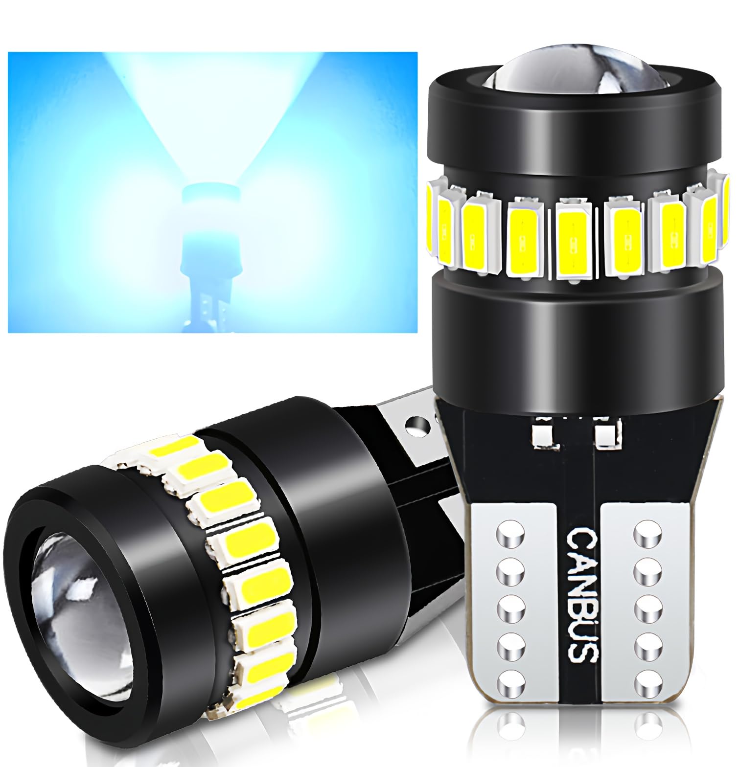 JUNSKYT10 LED Position Lamp Room Lamp License Number Light Genuine Explosive LED Bulb Position Room Vehicle Inspection Compatible Ice Blue 400lm
JUNSKYT10 LED Position Lamp Room Lamp License Number Light Genuine Explosive LED Bulb Position Room Vehicle Inspection Compatible Ice Blue 400lm