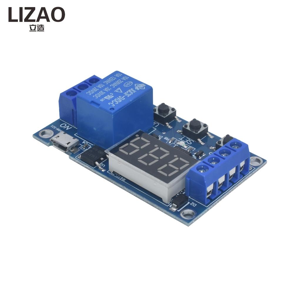 LIZAO DC 5V 1 Channel Delay Relay Module Timer Cycle ON OFF Control 999min Time Delay Switch for Arduino MCU DIY Project Model 1
LIZAO DC 5V 1 Channel Delay Relay Module Timer Cycle ON OFF Control 999min Time Delay Switch for Arduino MCU DIY Project Model 1