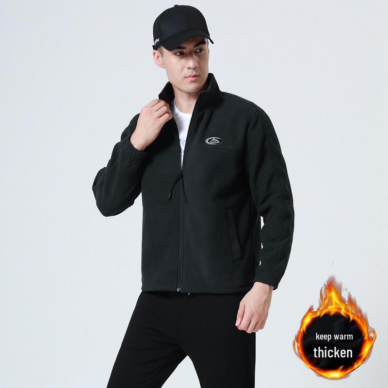 Мужская осенне-зимняя флисовая куртка-кардиган со стойкой - Толстовка спортивного стиля кэжуал XXXL темно-серого
Мужская осенне-зимняя флисовая куртка-кардиган со стойкой - Толстовка спортивного стиля кэжуал XXXL темно-серого