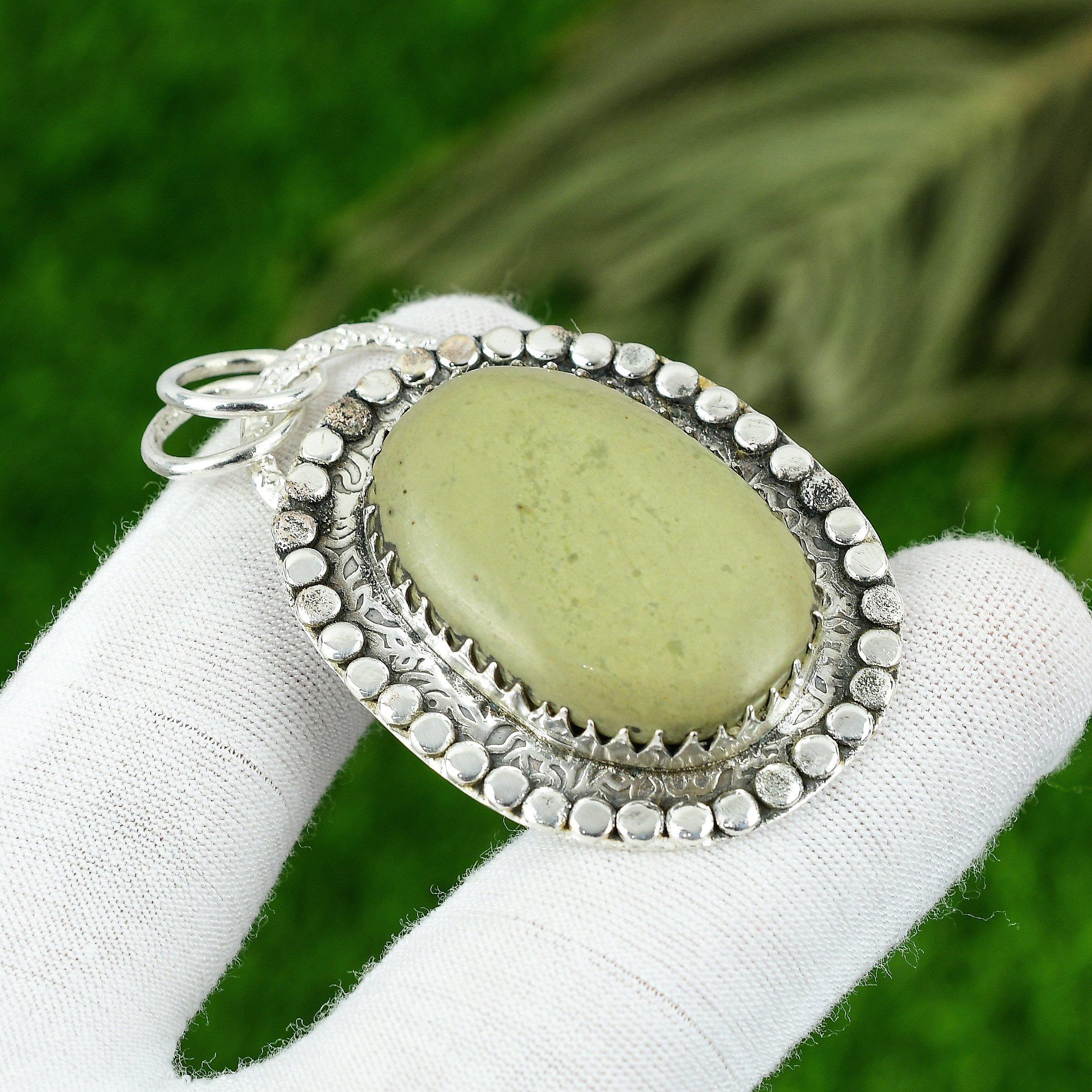 Birthday Gift For Her Natural Polychrome Jasper Gemstone Pendant 925 Silver
Birthday Gift For Her Natural Polychrome Jasper Gemstone Pendant 925 Silver