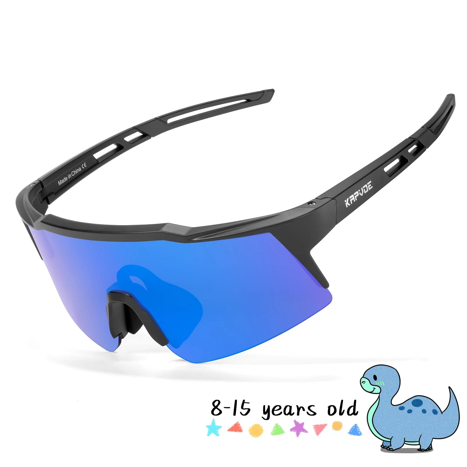 Kapvoe Kids Cycling Sunglasses Aged 8-15 Baseball Running Children Glasses UV400 Sports Riding Bicycle Glasses 1lens
Kapvoe Kids Cycling Sunglasses Aged 8-15 Baseball Running Children Glasses UV400 Sports Riding Bicycle Glasses 1lens