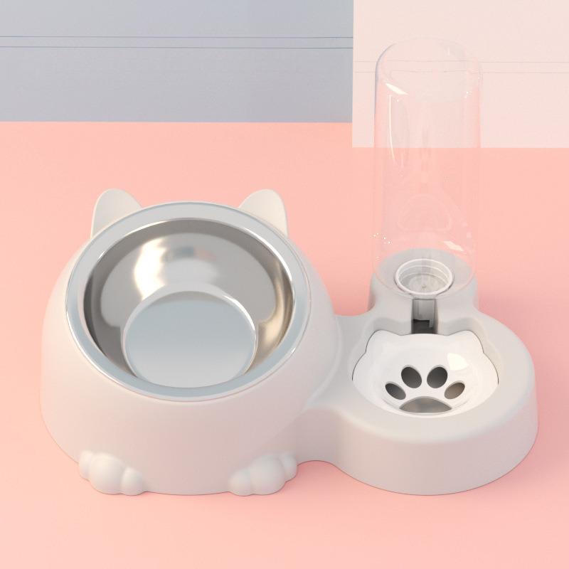 Automatic Pet Waterer and Feeder Combo Stainless Steel Dog Bowl Elevated Non Spill Cat Food Bowl Plastic Pet Supplies
Automatic Pet Waterer and Feeder Combo Stainless Steel Dog Bowl Elevated Non Spill Cat Food Bowl Plastic Pet Supplies