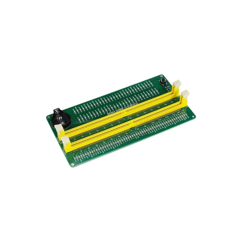 Тестова карта пам яті для ноутбука DDR5 DDR4 DDR3 Слот для пам яті Діагностичний інструмент Тестер-карта зі світлодіодним індикатором
Тестова карта пам яті для ноутбука DDR5 DDR4 DDR3 Слот для пам яті Діагностичний інструмент Тестер-карта зі світлодіодним індикатором