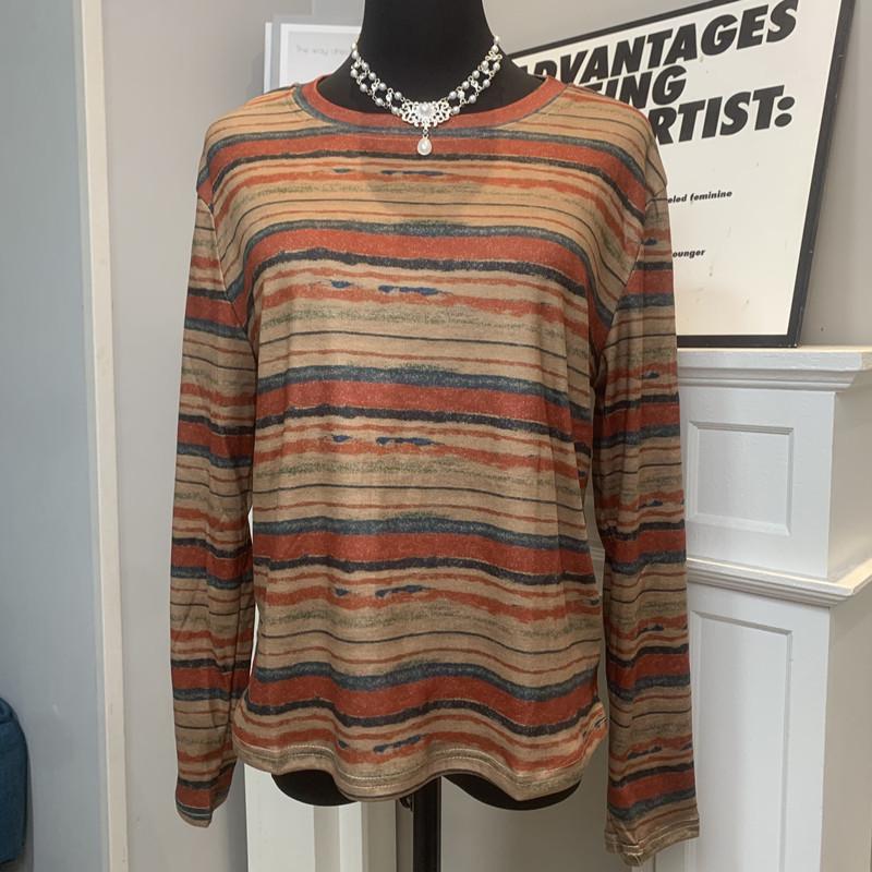 Elegant Striped Graffiti Print Long Sleeve Plus Size Top for Women XL
Elegant Striped Graffiti Print Long Sleeve Plus Size Top for Women XL