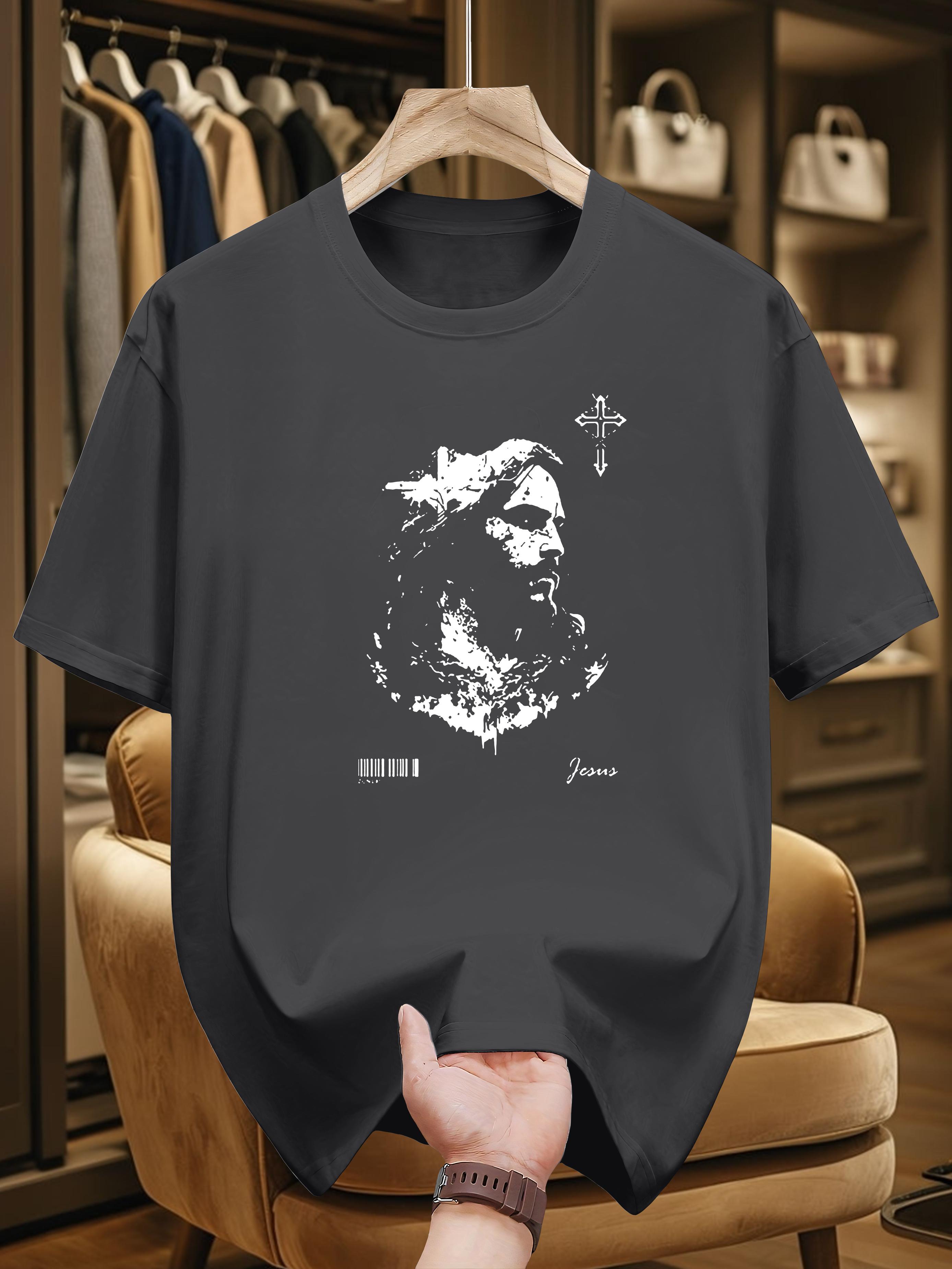 100% Cotton Graphic T-shirt - Casual Summer Short Sleeve Tee with Jesus Christ Print XXL
100% Cotton Graphic T-shirt - Casual Summer Short Sleeve Tee with Jesus Christ Print XXL