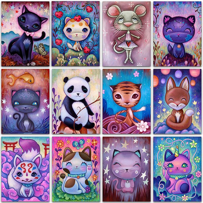 ZOOYA 5D DIY алмазная живопись мультфильм животные лиса кошка тигр панда полная квадратная и круглая алмазная мозаика вышивка крестиком домашний декор
ZOOYA 5D DIY алмазная живопись мультфильм животные лиса кошка тигр панда полная квадратная и круглая алмазная мозаика вышивка крестиком домашний декор
