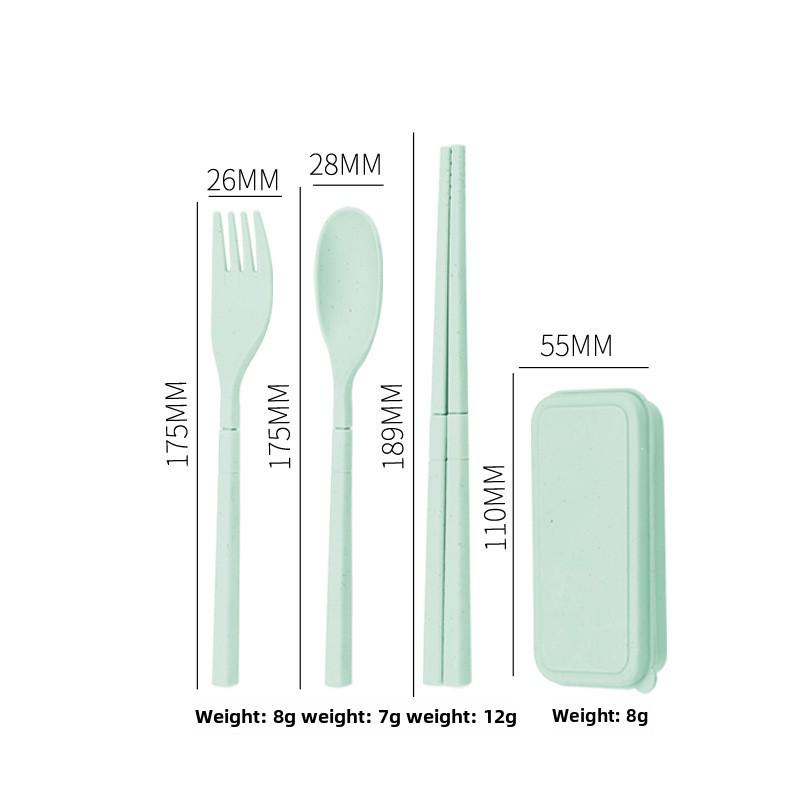 Складной портативный набор столовых приборов Wheat: Креативные складные палочки для еды, вилка, ложка, пластиковый дизайн для студентов
Складной портативный набор столовых приборов Wheat: Креативные складные палочки для еды, вилка, ложка, пластиковый дизайн для студентов