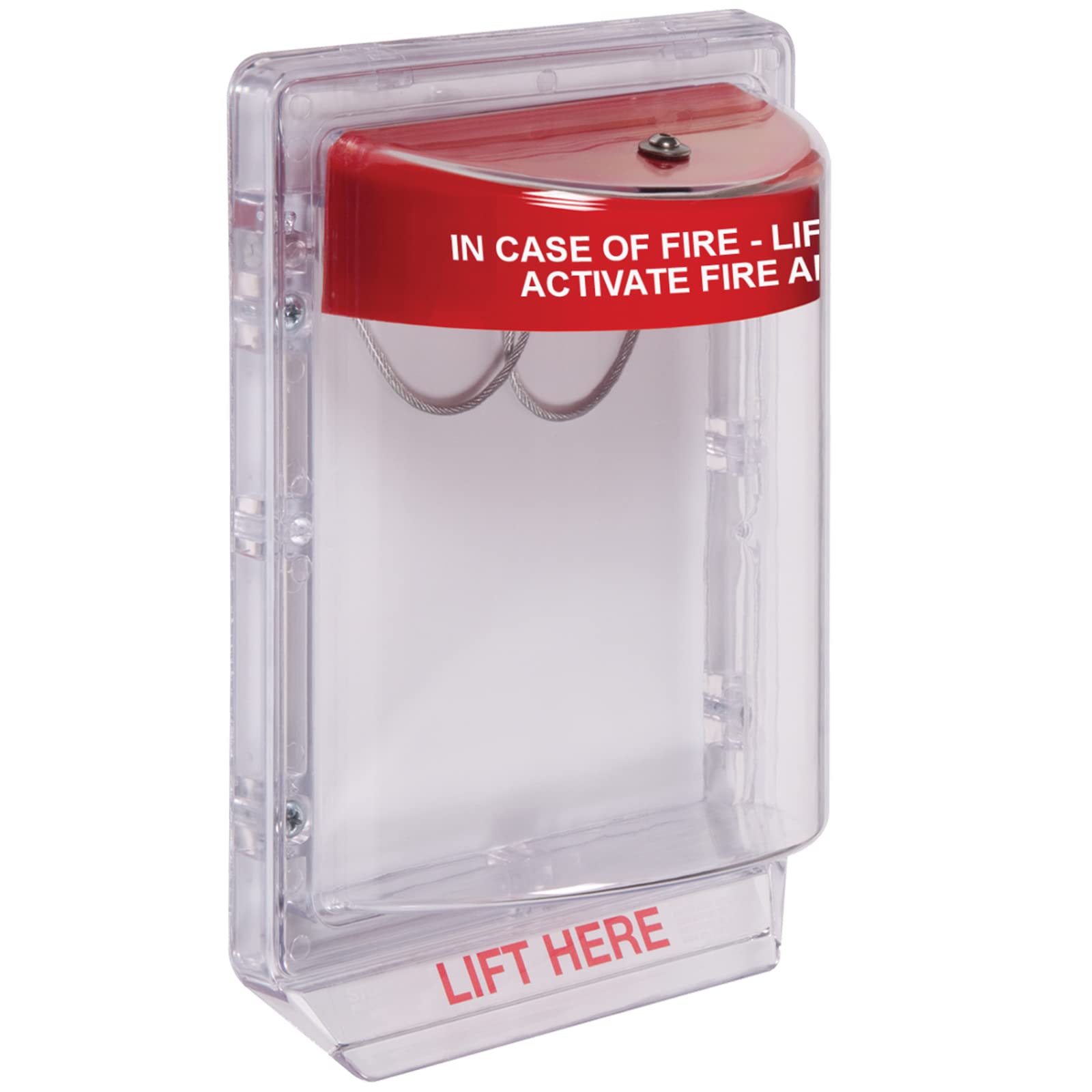 Safety Technology International, Inc. STI-1100 Stopper II with Horn, Flush Mount, Protective Polycarbonate Cover, Red
Safety Technology International, Inc. STI-1100 Stopper II with Horn, Flush Mount, Protective Polycarbonate Cover, Red